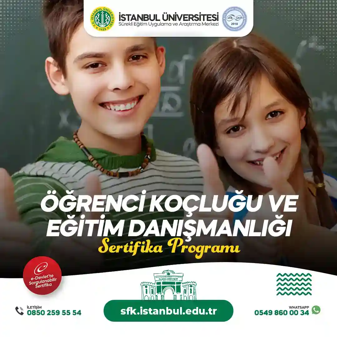 Öğrenci Koçluğu ve Eğitim Danışmanlığı Sertifika Programı